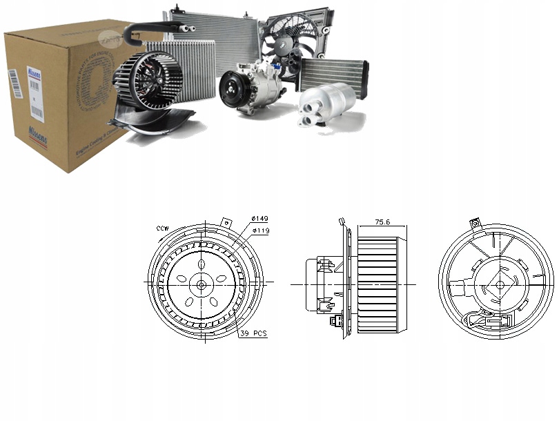 фото №1, Воздуходувка alfa romeo 147 156 gt 1.6-3.2 02.97-09.10
