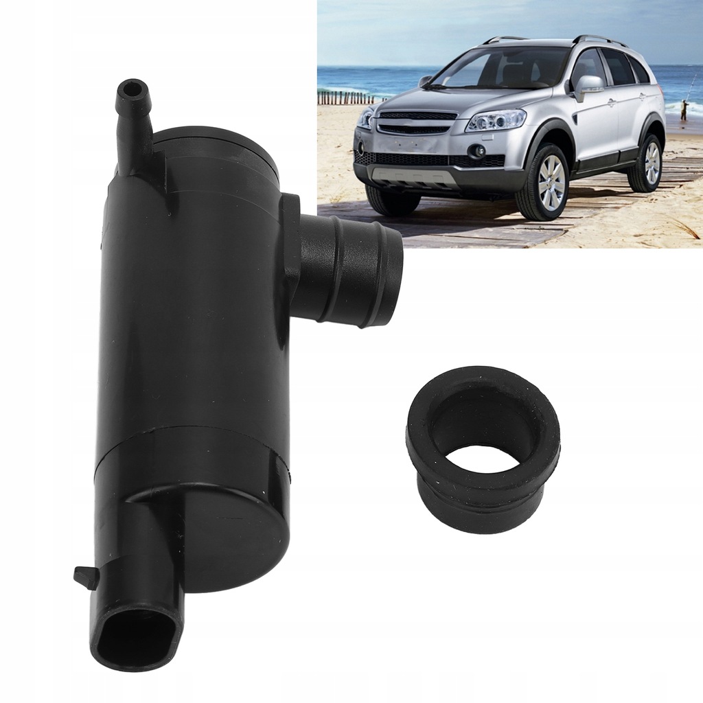 фото №11, Помпа розпилювача передньої скло з втулка 93731451 abs чорний,