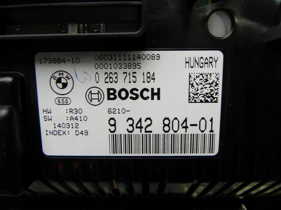 фото №6, Панель приладів приладова bmw 5 2014 mph км/год автоматична коробка передач передач 9342804