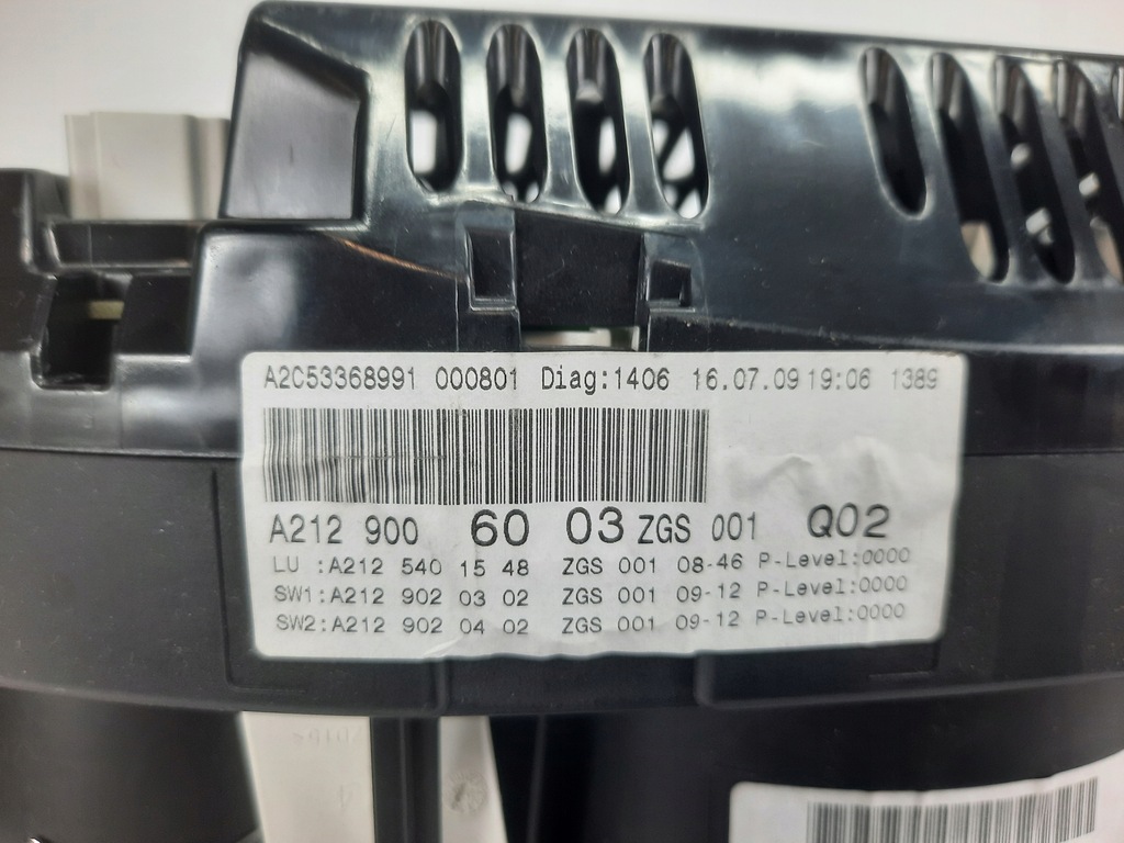 фото №5, Лічильник прилади mercedes w212 2.2 cdi uk