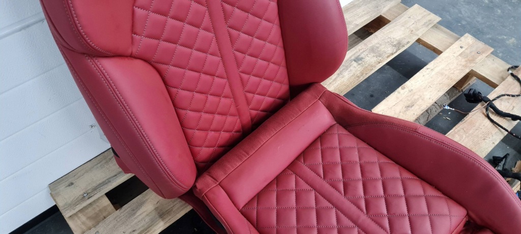 фото №12, Sq5 80a q5 lift кожа обшивка сиденье сиденье правый перед sline magmarot