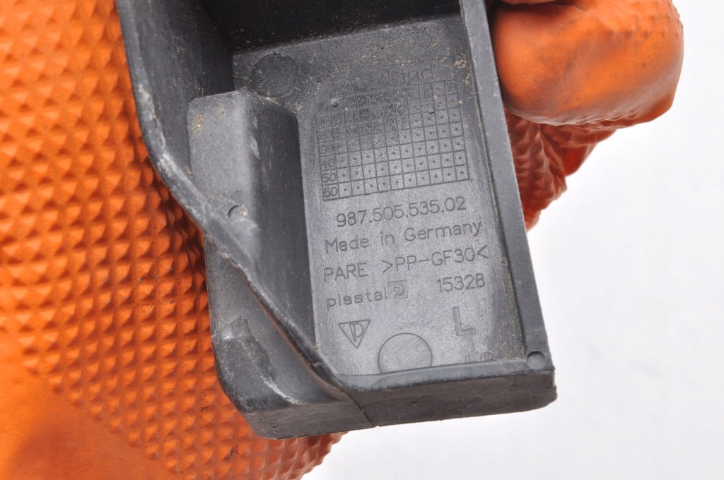 фото №7, Porsche boxster 987 напрямна бампера лівий перед 98750553502