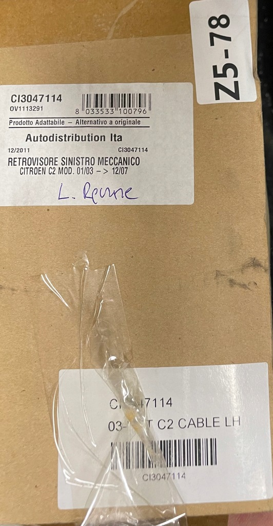фото №7, Citroen c2 зеркало левая ручные nowe