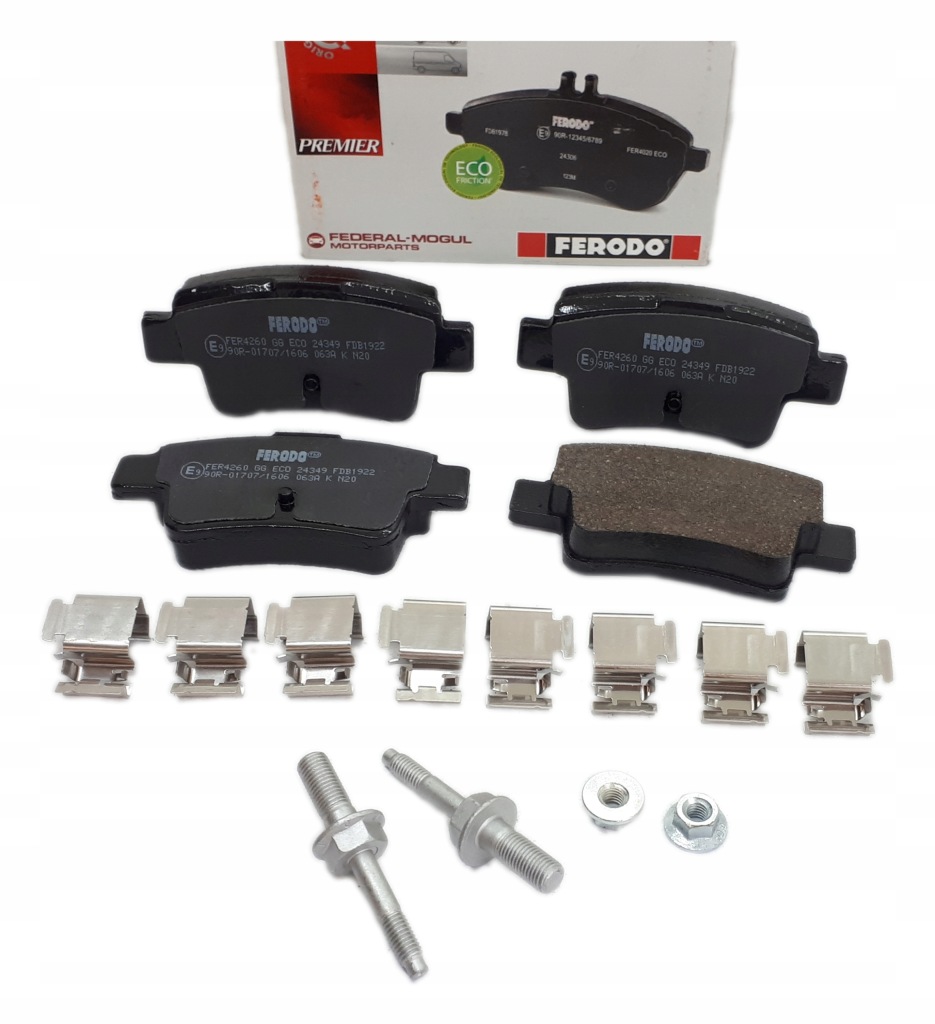 Купити Гальмівні колодки гальмівні вісі задній ferodo fiat grande punto opel corsa d 2005-