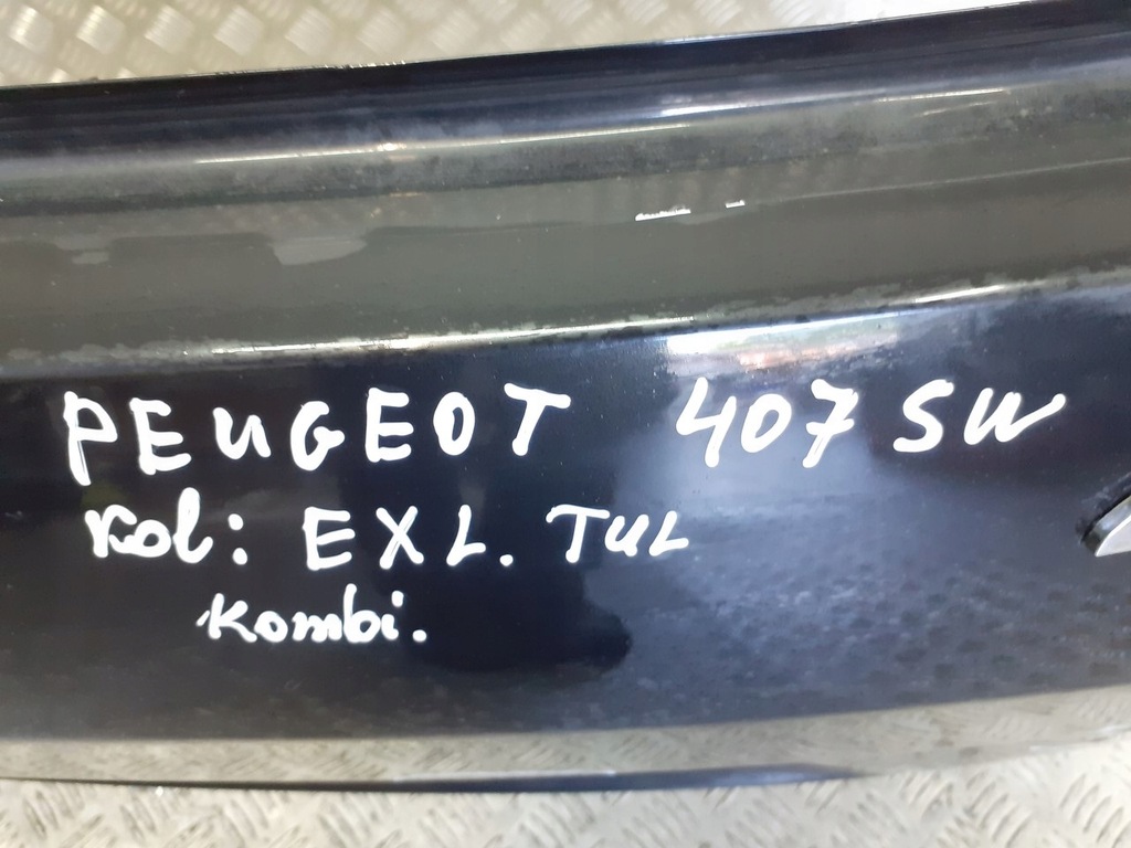 фото №6, Кришка багажника багажника peugeot 407 sw exl