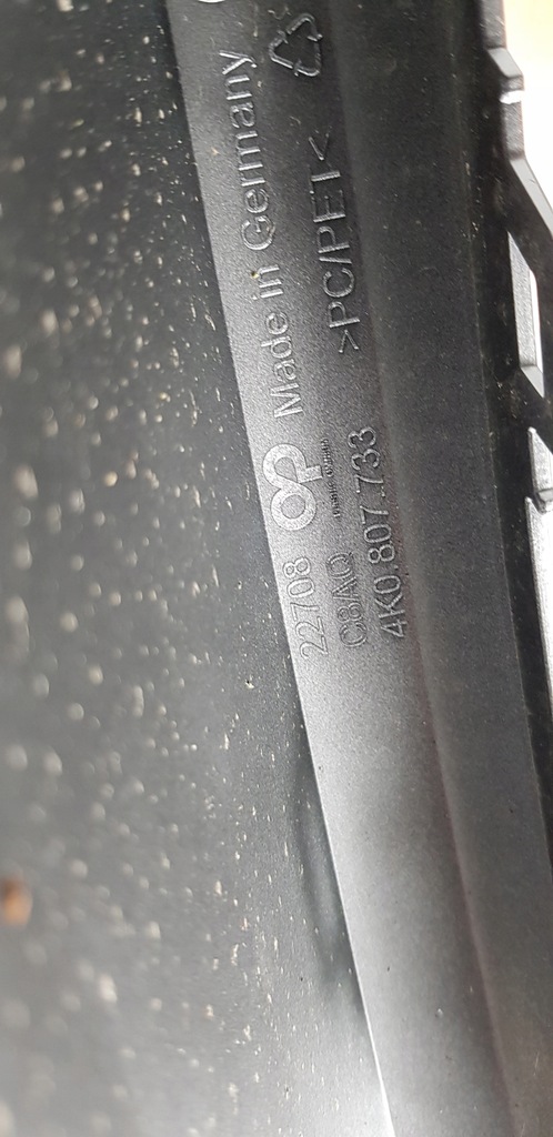 фото №10, Audi a6 c8 allroad спойлер накладка бампера 4k0