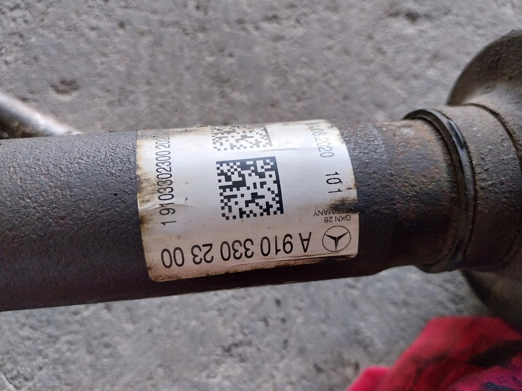 фото №9, Mercedes w910 sprinter приводной вал левая правая шарнир 9103302300 9103302400