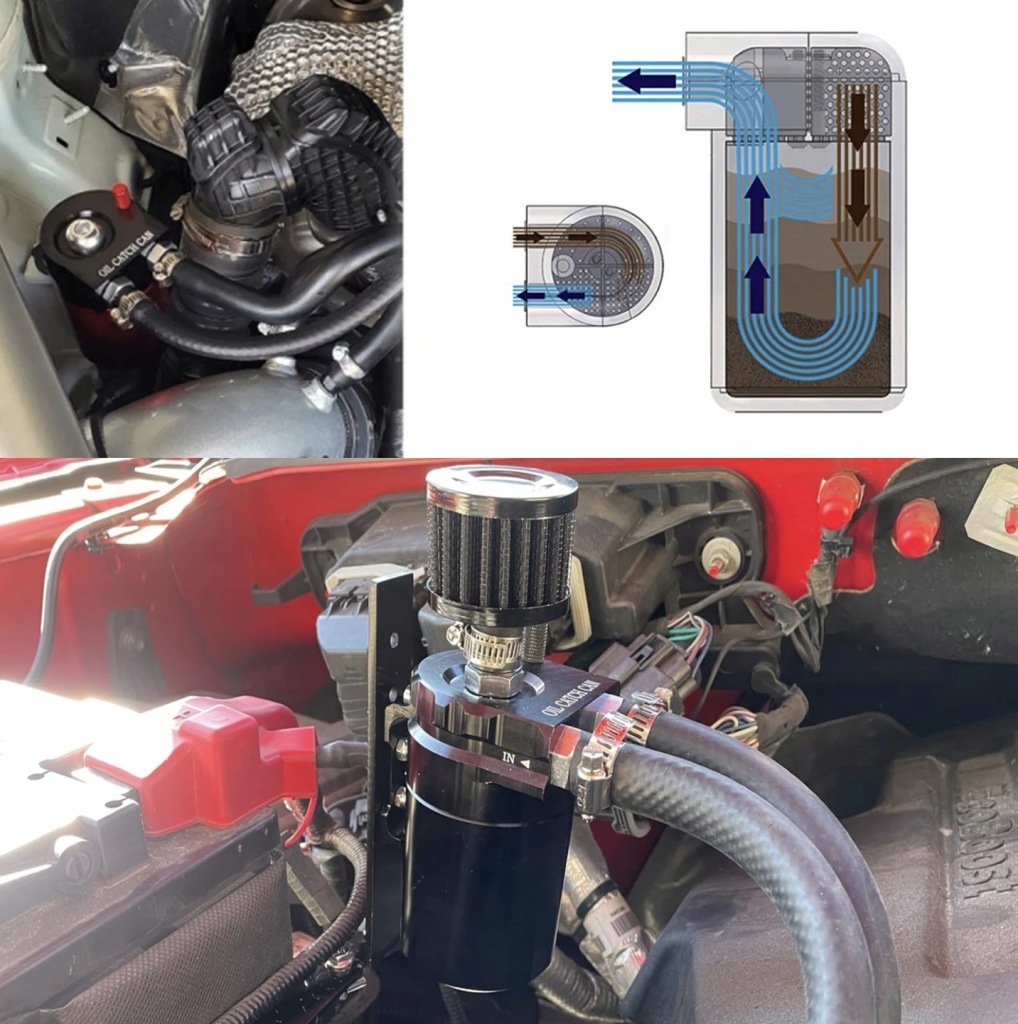 Oil защёлка бак черный сепаратор масла набор с фильтром Цена