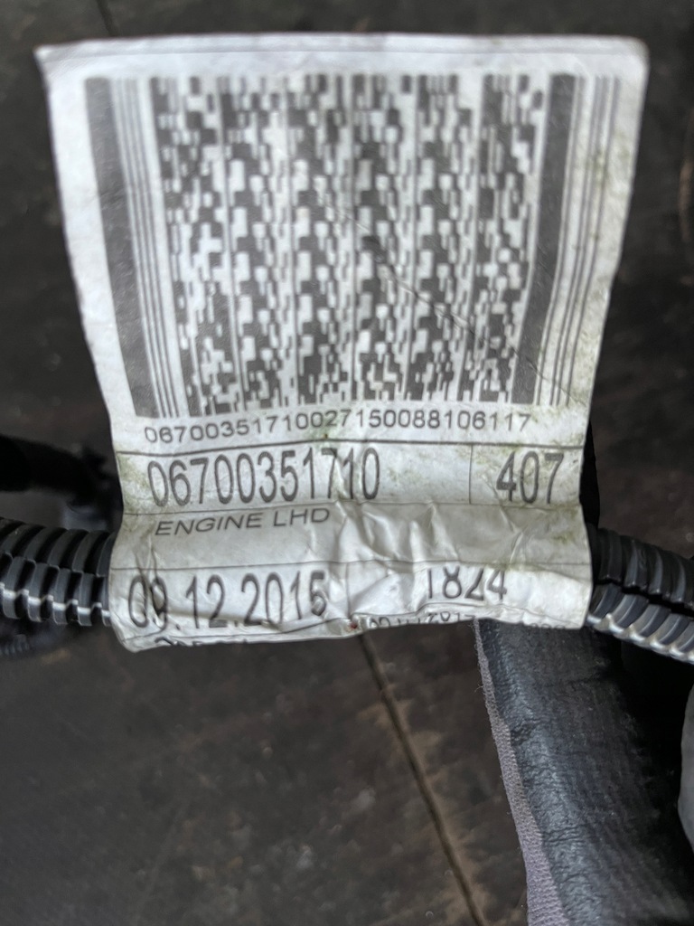 фото №5, Електропроводка відсік двигуна maserati levante s,18r