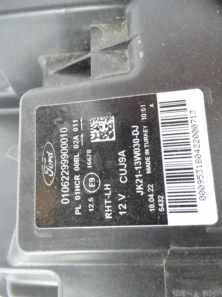 фото №7, Лампа перед передняя левая ford transit custom lift - rezerwacja