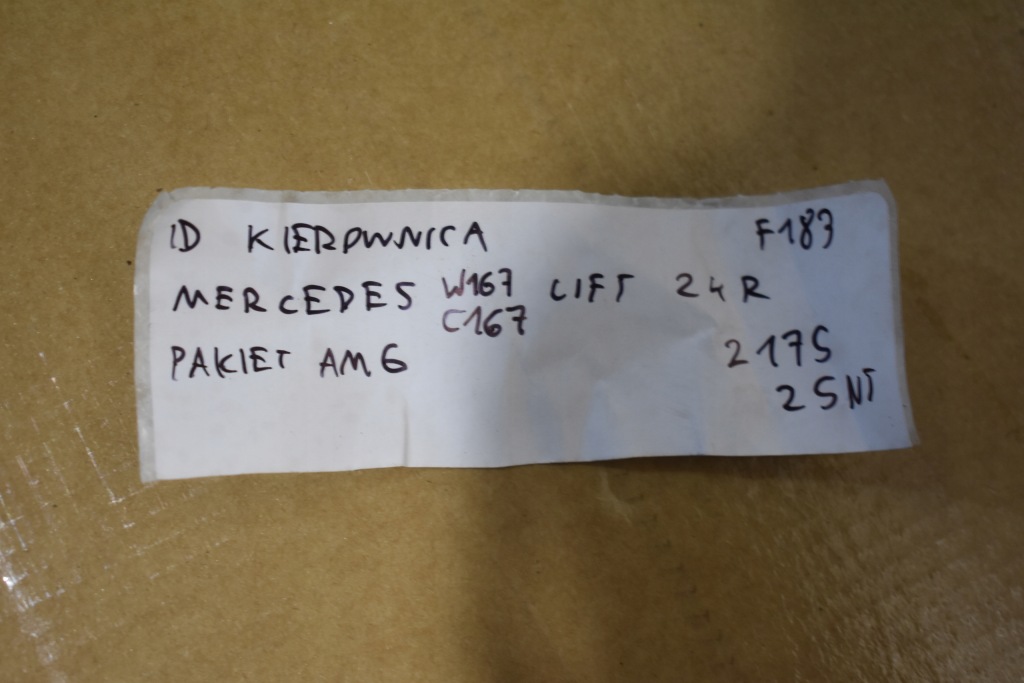 фото №13, Idealna воздуховод mercedes w167 c167 lift 24r. набор amg 1