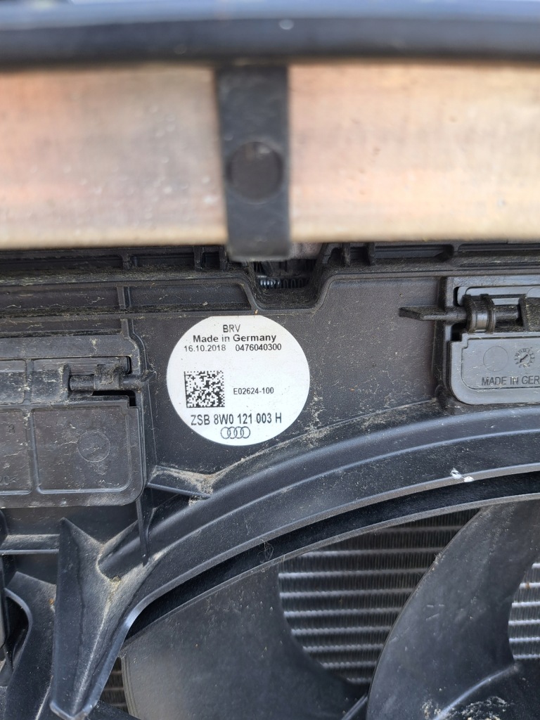 Ремень перед комплект радиатор audi a6 4k0 2.0tdi Цена