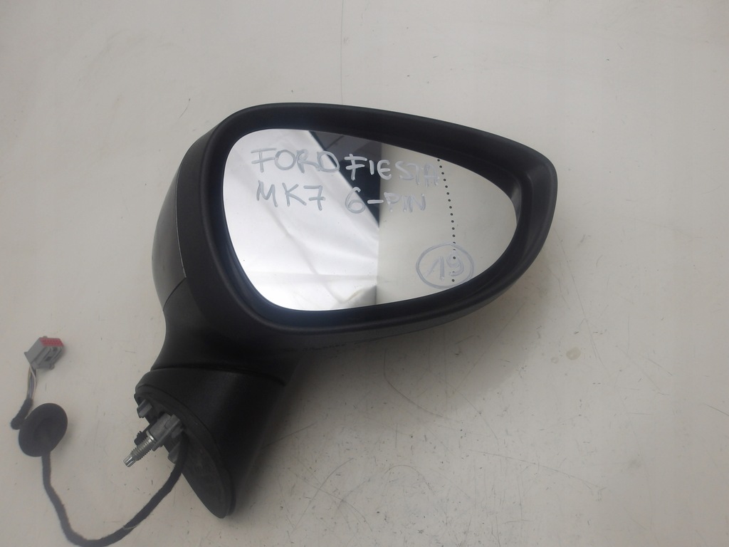 фото №1, Ford fiesta mk7 lift 13-18 зеркало наружное правое 6-pin magnetic grey оригинальный номер