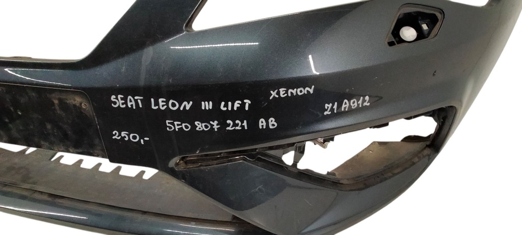 Купить 5f0807221ab seat leon 3 3 рестайлинг  2015-2019 бампер передний перед ксенон