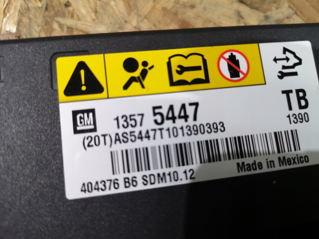 фото №6, Модуль srs подушка безпеки блок керування camaro 09-15