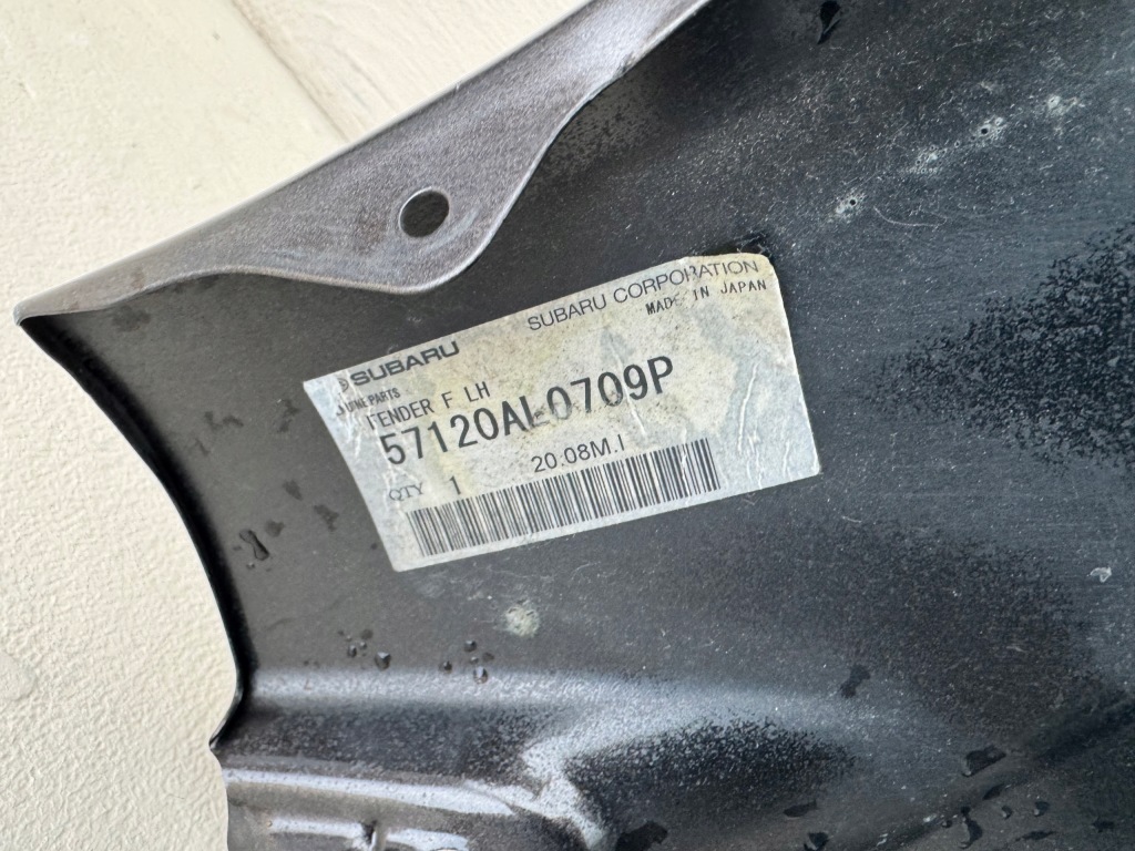 Subaru outback v 5 bs рестайлинг  18- крыло  левое  передний левое  перед 57120al0709p Цена