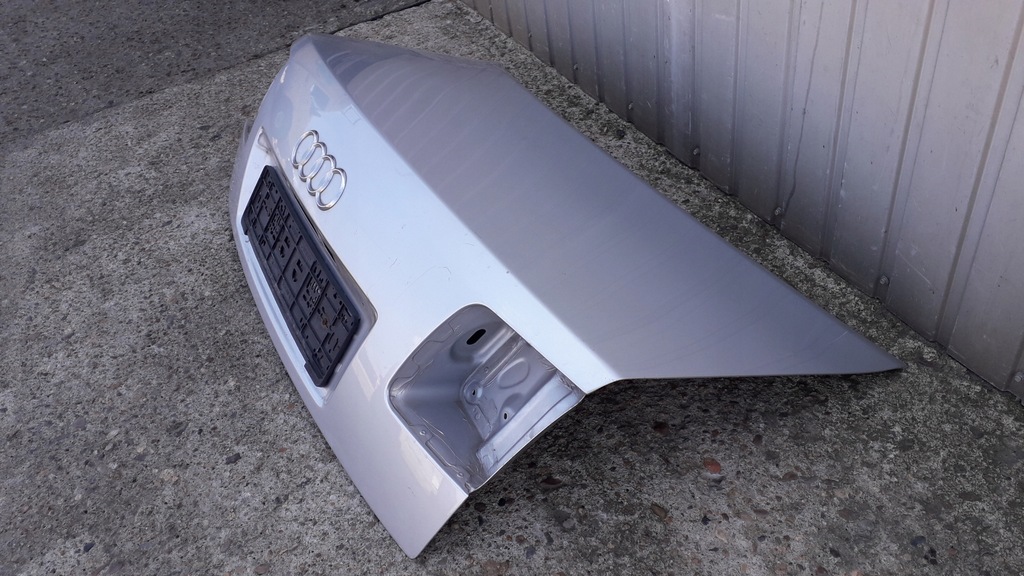 фото №11, Audi a8 d3 02-09 крышка багажника задняя задняя лак ly7