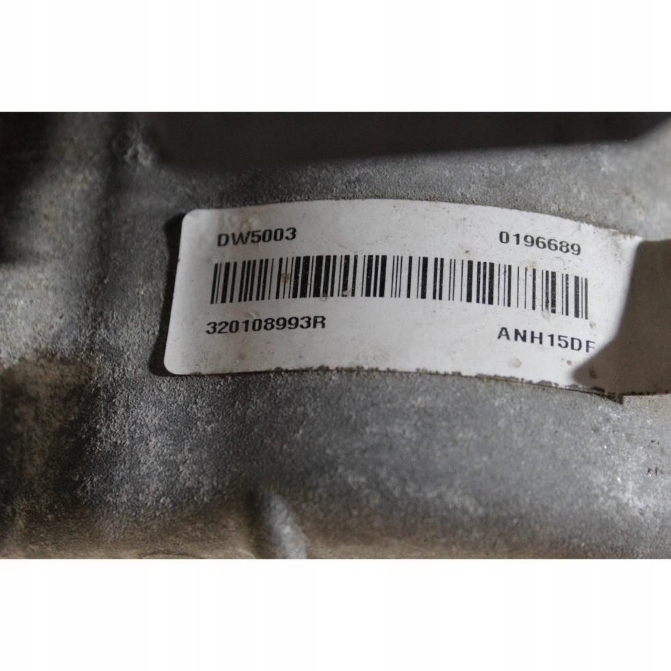 фото №3, Коробка передач передач dw5003 renault оригинальный номер