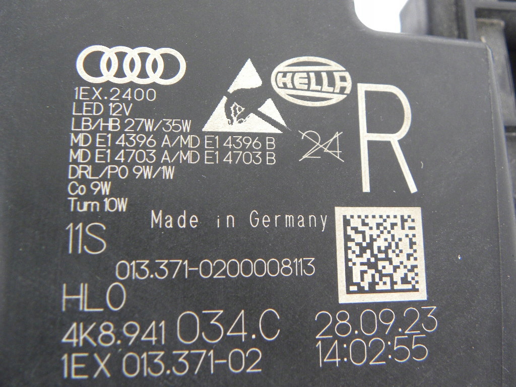 фото №7, Audi a7 full-led лампа передня права сторона 2023 rok