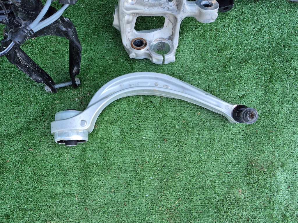 фото №4, Подвеска левая амортизатор рычаг поворотный кулак суппорт диск cayenne 9y