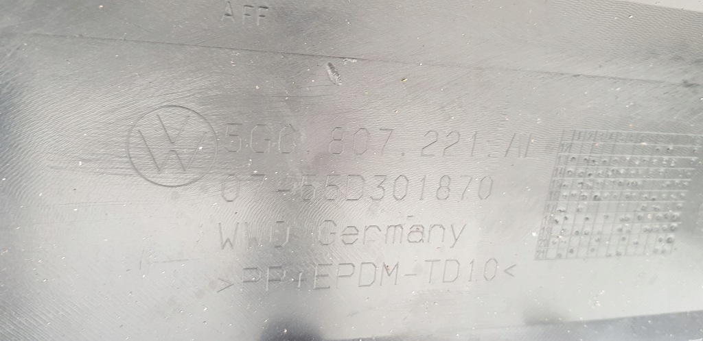 фото №9, Vw golf vii r-line бампер перед 5g0807221al