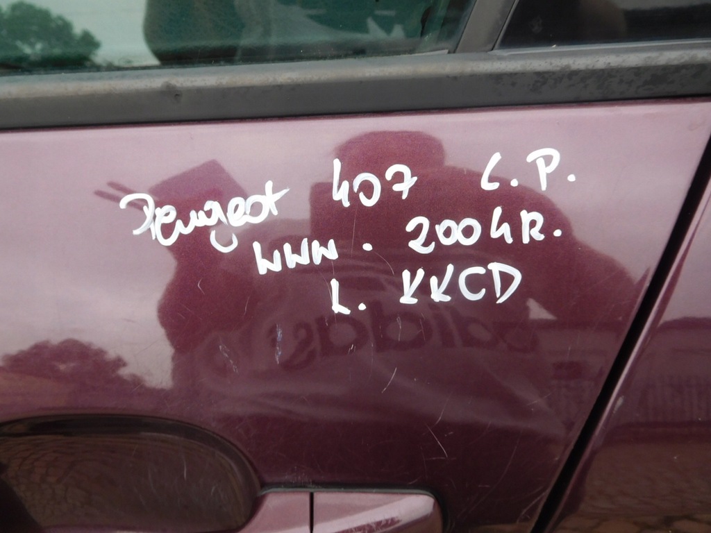 фото №7, Дверь перед левая kkcd peugeot 407 kombi 2.0 b