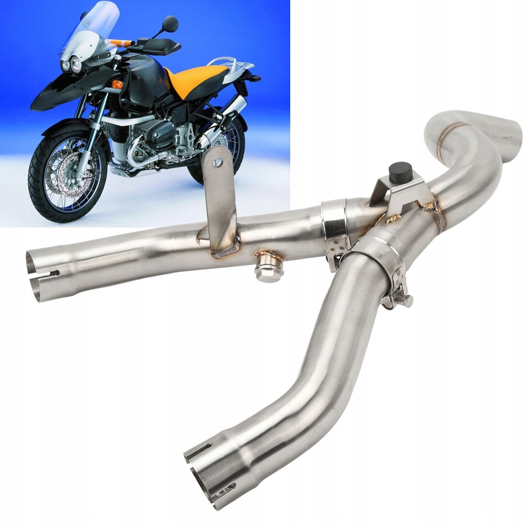 фото №13, Труба вихлопна motocykla з łączem середній посилена