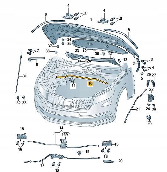 Купить Прокладка 654823723 skoda kamiq scala