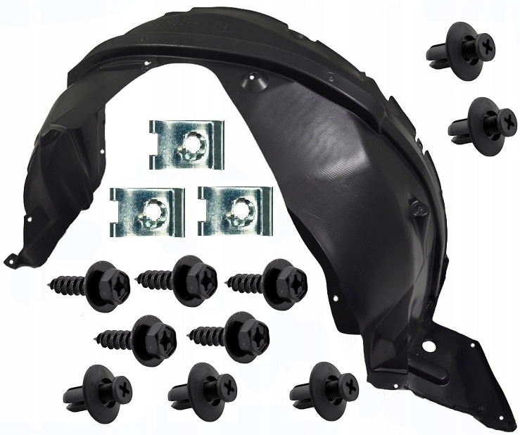 фото №1, Fiat sedici 2006-2014 подкрылок клипсы перед левый