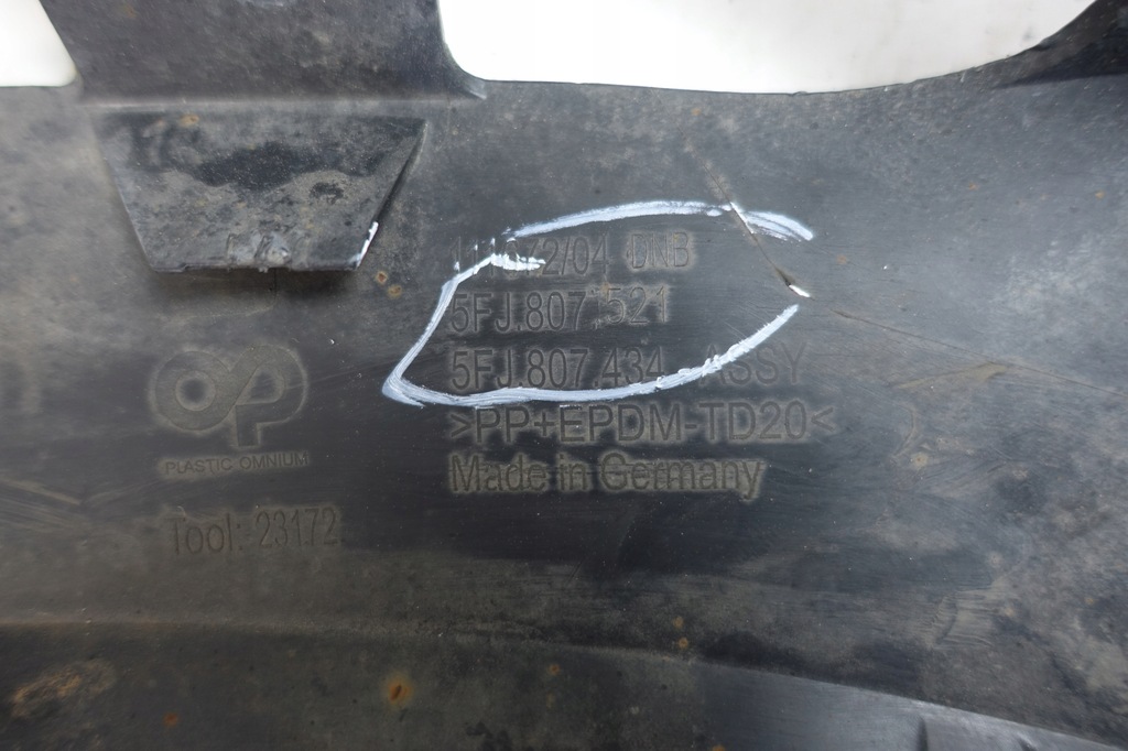 фото №11, Seat tarraco 5fj807521 спойлер накладка бампера задняя