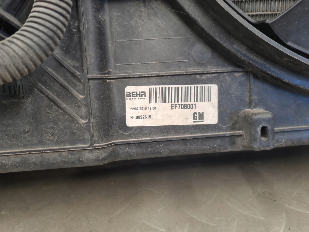 фото №9, Радіатор вентилятори opel meriva ii b 1.6 cdti комплект набір