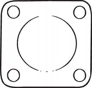 фото №1, Прокладка труби випускної 256-855 bosal