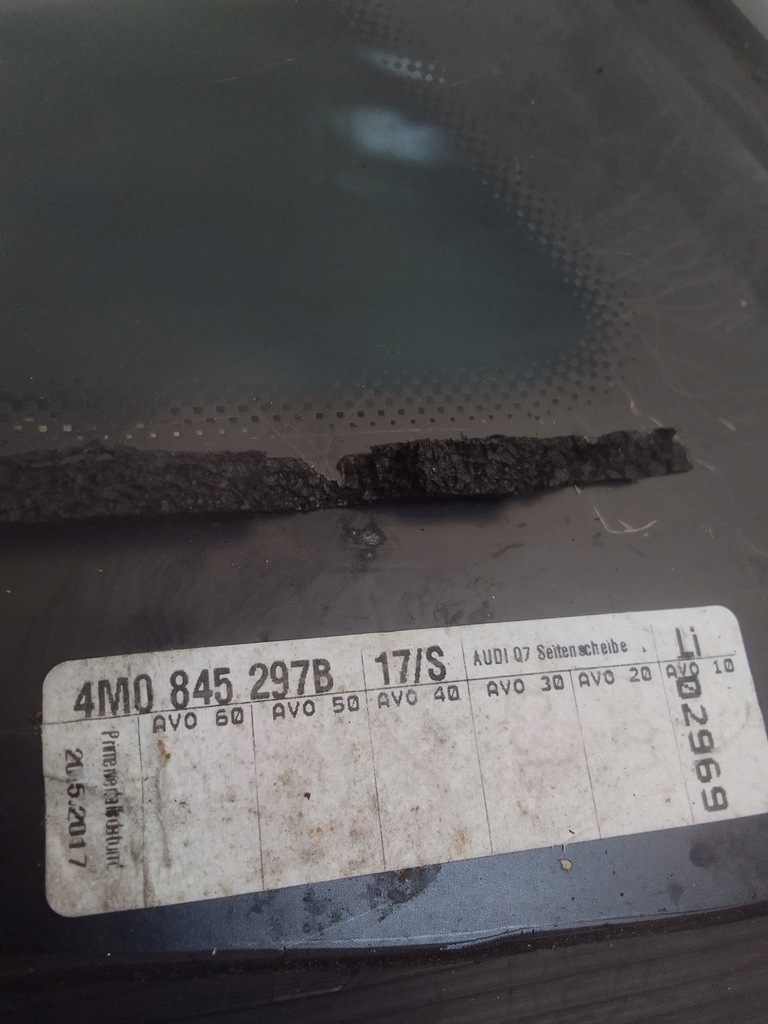 фото №10, Audi q7 15- скло кузовна лівий задня 4m0845297b usa
