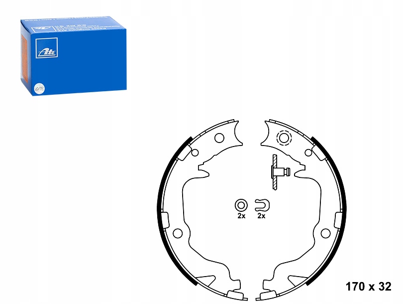 фото №1, Тормозные колодки тормозные набор задняя chrysler 200 sebring citroen c4 aircross