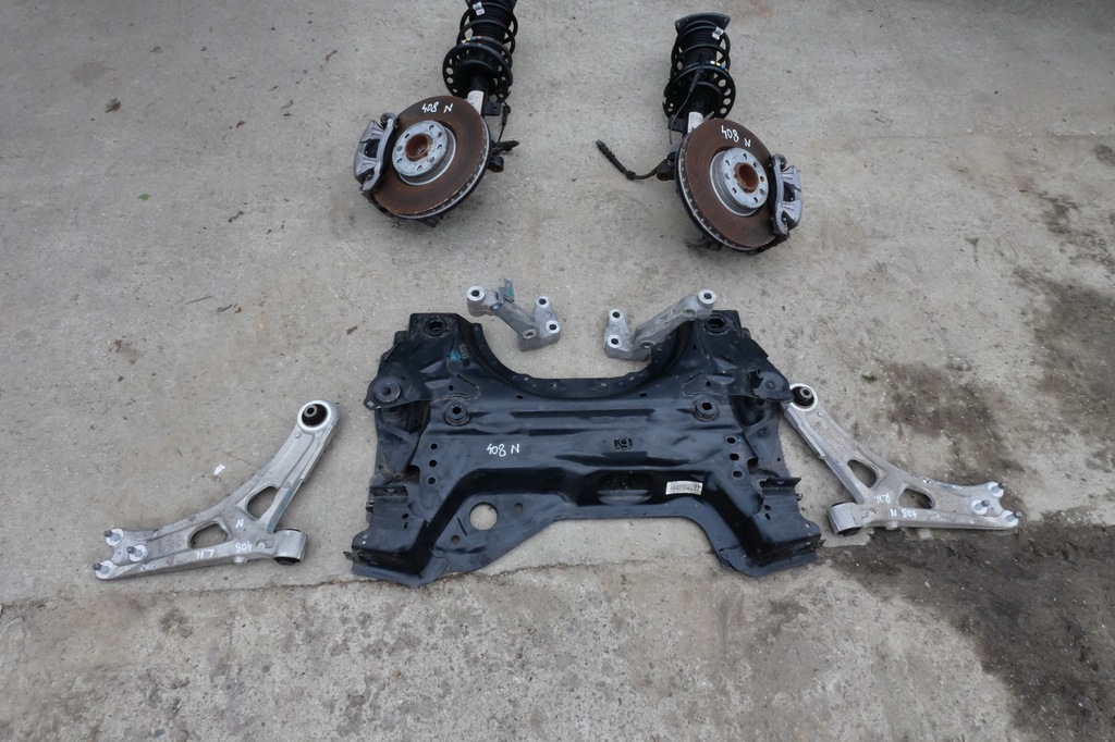 фото №16, Peugeot 408 1.2 thp 2023 амортизационная стойка амортизатор поворотный кулак левый правый перед