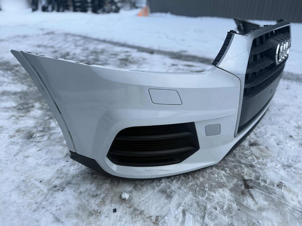 фото №14, Audi q3 8u lift бампер перед передний sprysk. kompletny ls9r 14-18