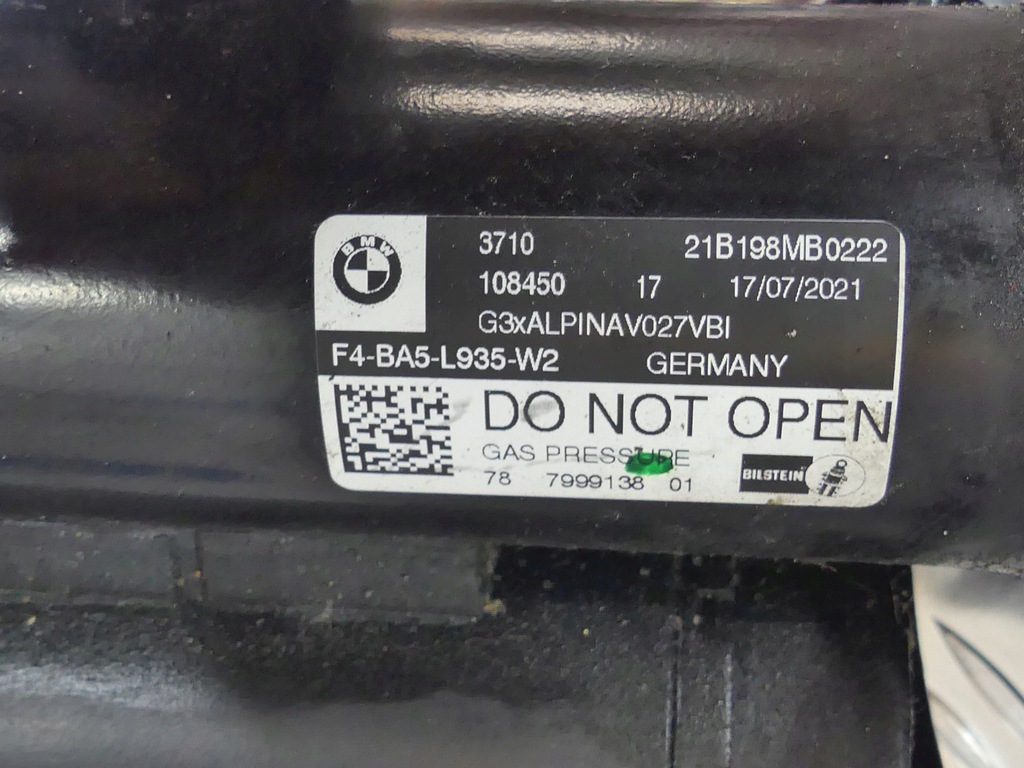 фото №10, Bmw 8 g16 alpina b8 09xa 02vw амортизаторы перед задняя комплект 4.828 km