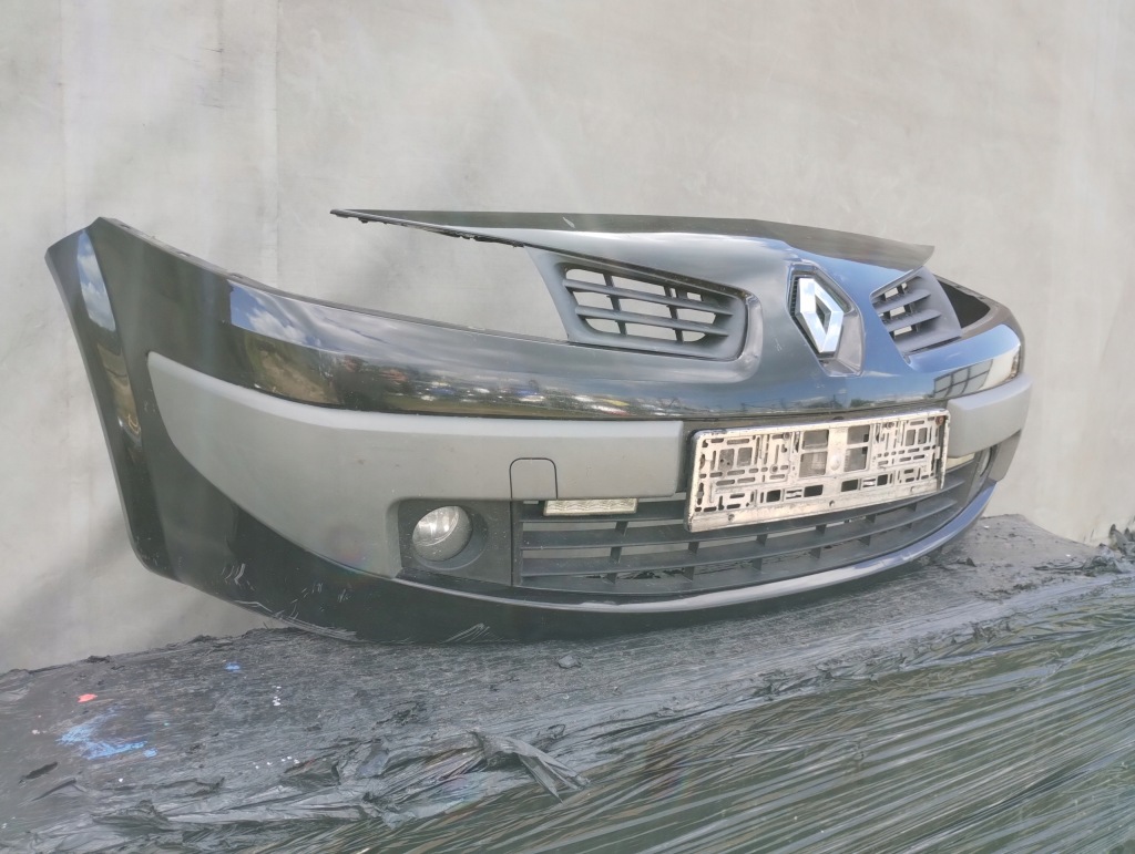 Бампер перед решётка радиатора решётка радиатора renault megane ii lift Доставка