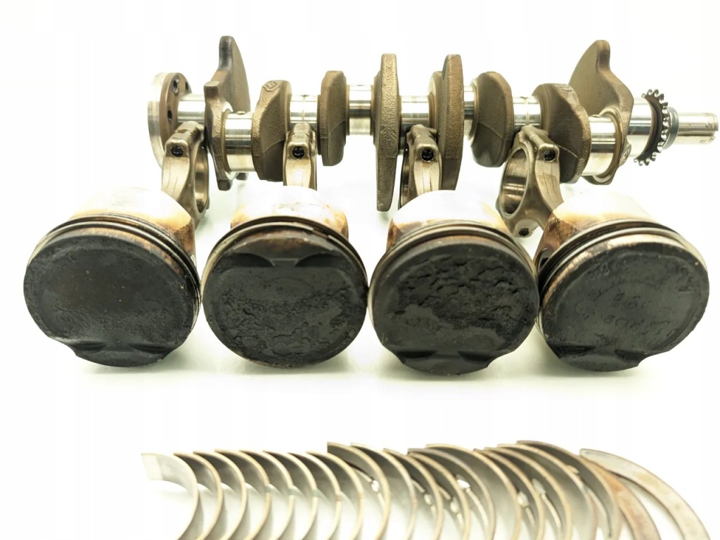 Renault megane wał колінчастий 1.6 16v бензин 81kw 110 hp k4m858 2010 4/5dr в Україні