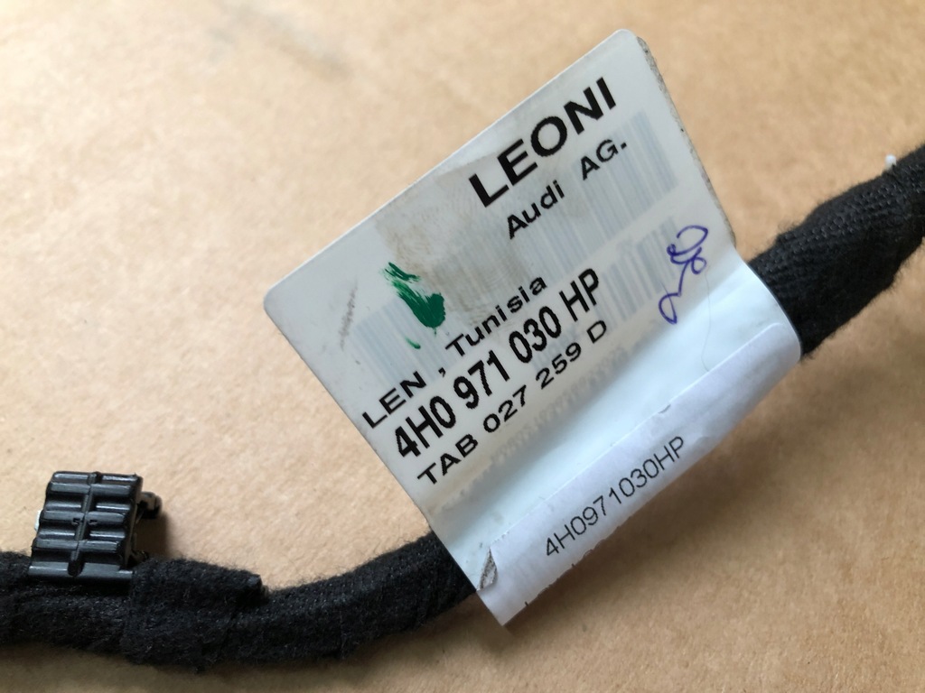 фото №2, Audi a8 4h d4 электропроводка дверь правая перед доводчик