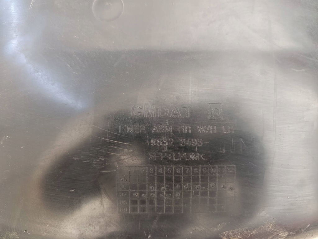 Chevrolet captiva підкрилок оригінальні задні ліва 96623496 Недорого