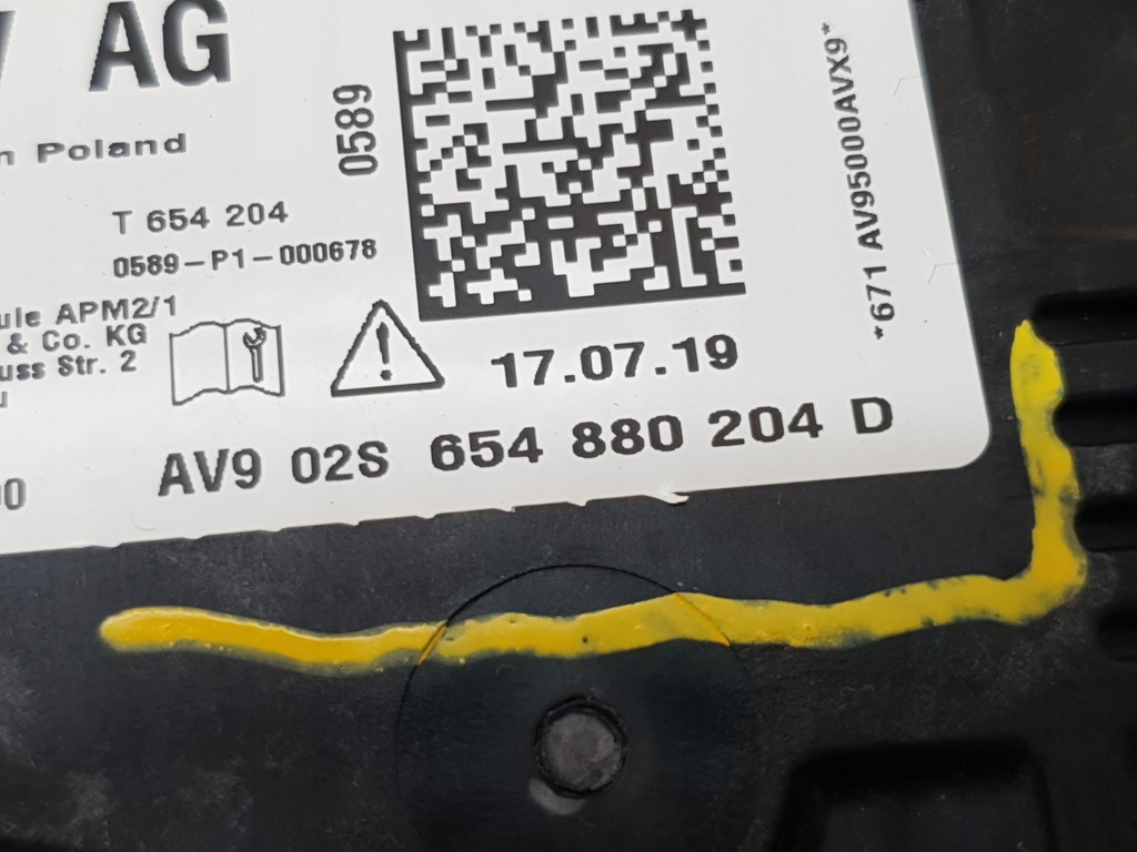 фото №6, Подушка air bag пассажира skoda scala