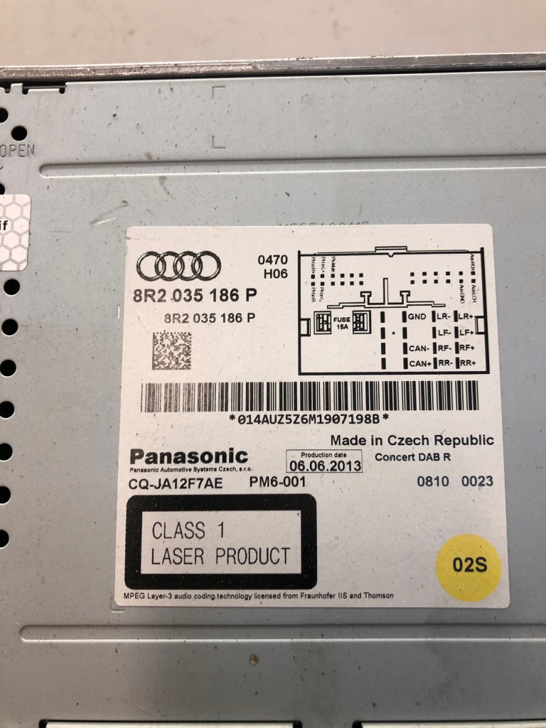 фото №4, S5 a5 a4 b8 q5 lift радио audi concert 8r2035186p