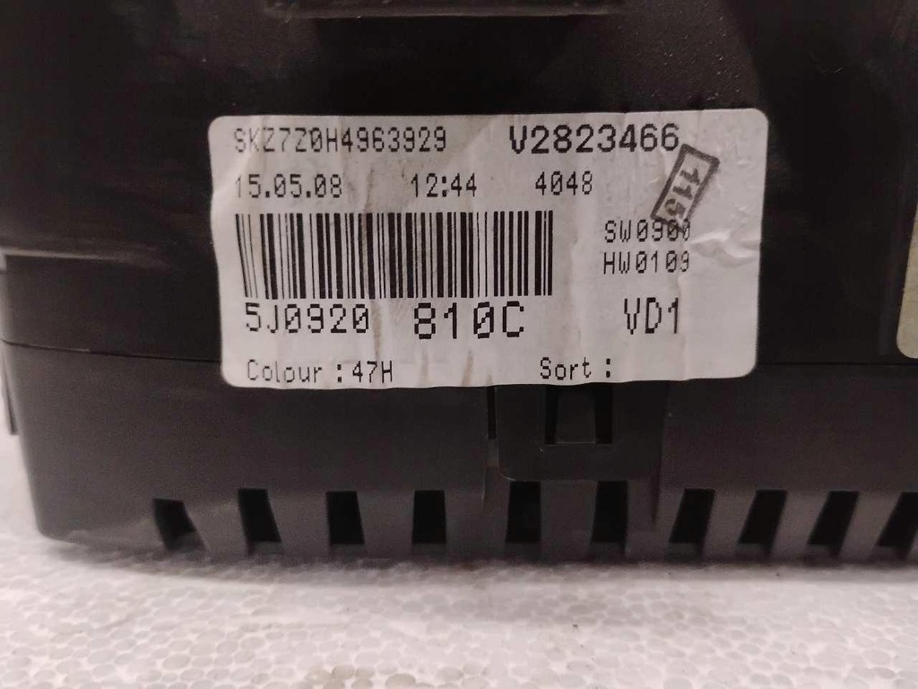 фото №5, Лічильник skoda fabia 10r 1.9 5j0920801c