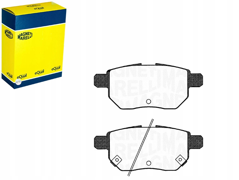 фото №1, Magneti marelli тормозные колодки тормозные задние subaru trezia 03 11-