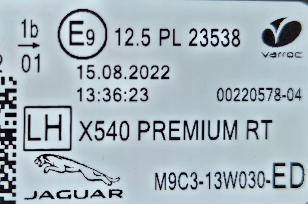 Jaguar e-pace x540 premium m9c3 фонари full led Доставка