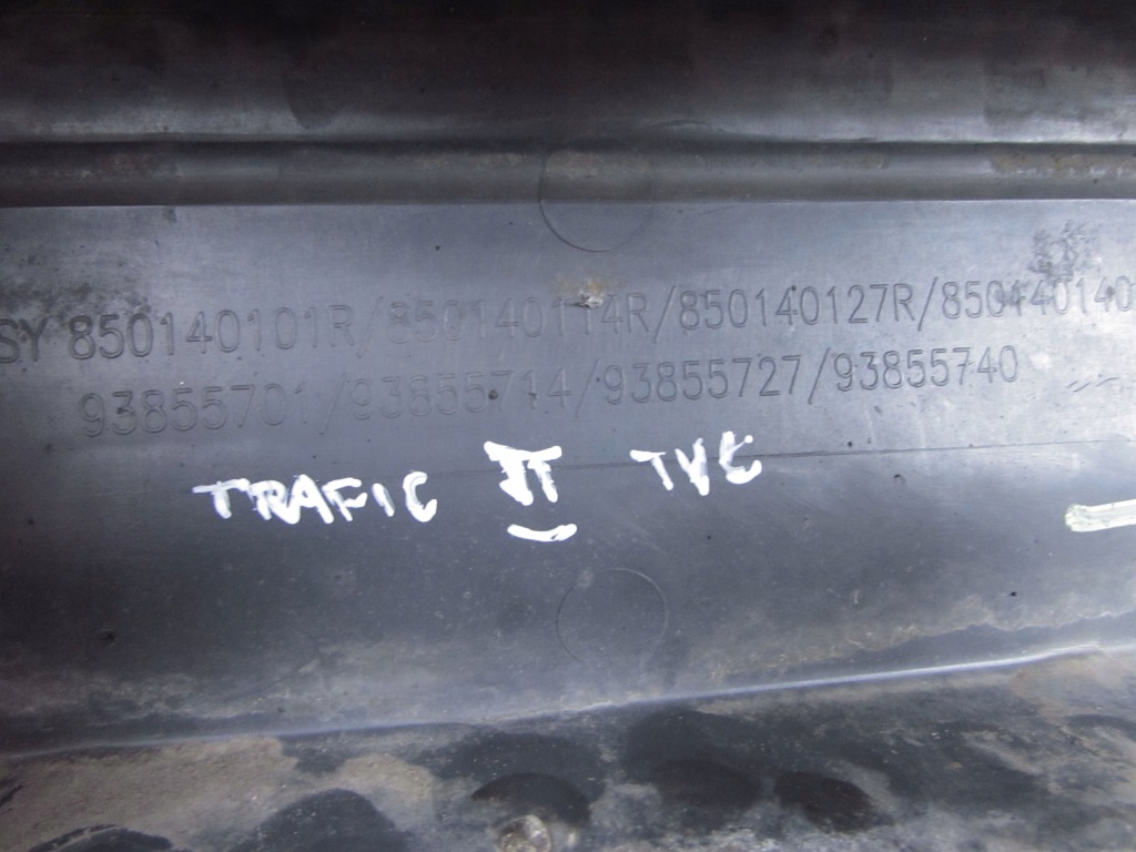 фото №9, Opel vivaro trafic lift 01-14 бампер задняя задний 850140101r