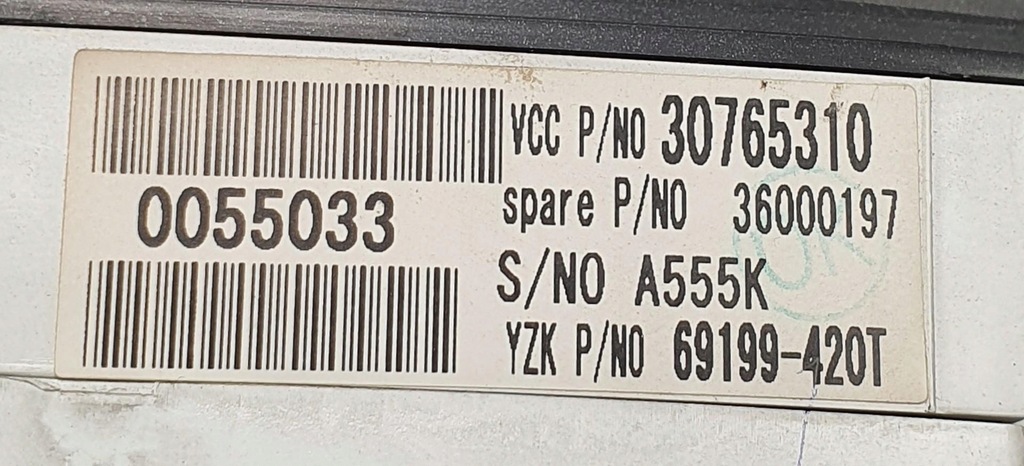 фото №7, Лічильник obrotomierz прилади volvo v50 lift 30765310 europa