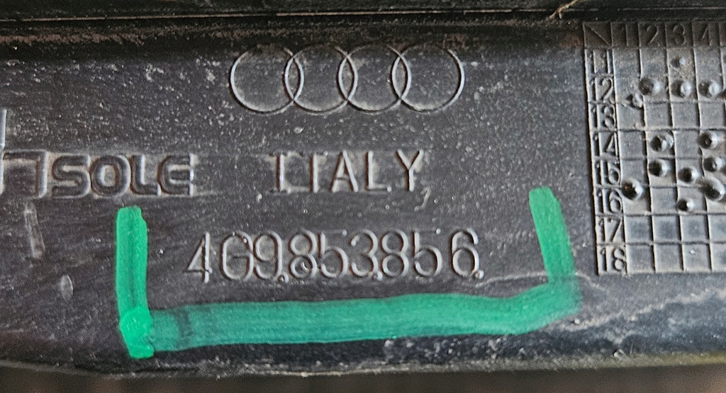 фото №7, Audi a6 c7 allroad 4g9 правая молдинг порог порог накладка 4g9853856 c1416jr