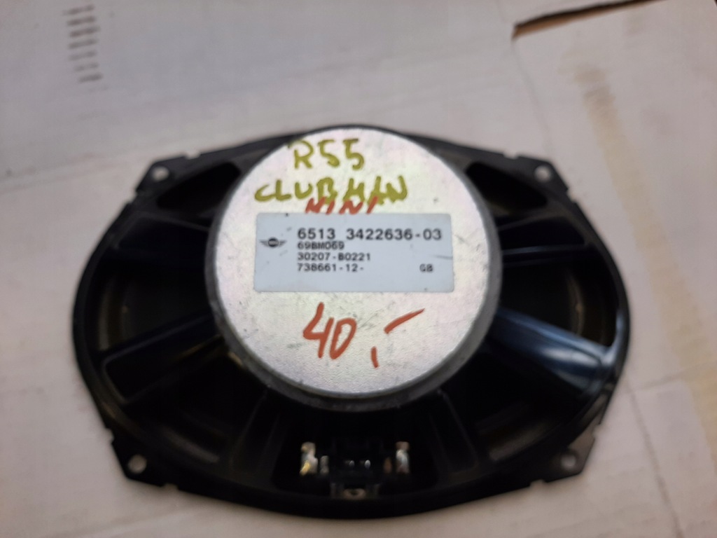 фото №4, Mini cooper r56 динамик задняя задний 3422636